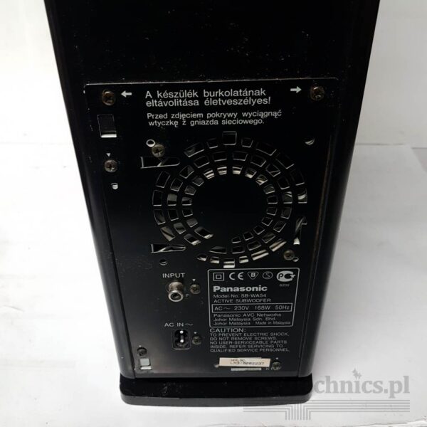 Subwoofer Panasonic SB-WA54 - obrazek 4