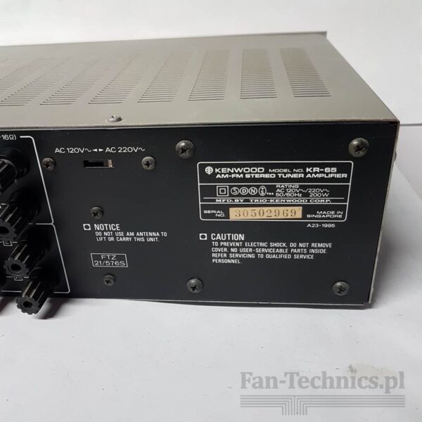 Amplituner stereo Kenwood KA-65 - obrazek 3