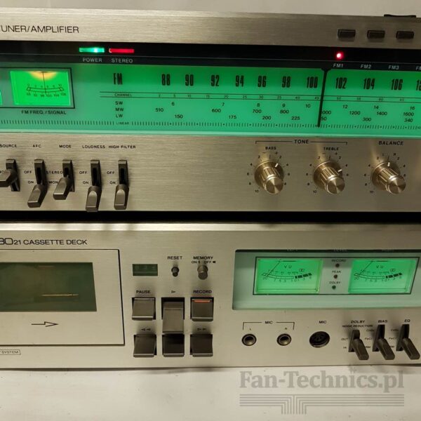 Zestaw ITT amplituner 8031, magnetofon 8021 + oryginalna szafka - obrazek 7