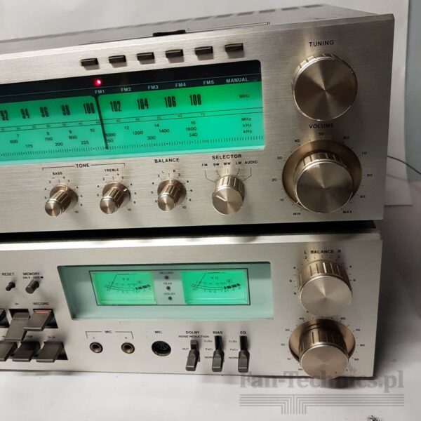 Zestaw ITT amplituner 8031, magnetofon 8021 + oryginalna szafka - obrazek 8
