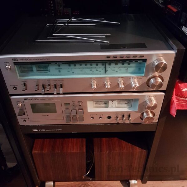Zestaw ITT amplituner 8031, magnetofon 8021 + oryginalna szafka - obrazek 3